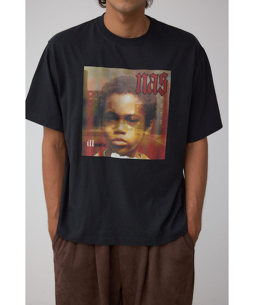 NAS ビンテージ ラップT raptee Lサイズ　オフィシャルプロモ NAS】ビンテージラップ半袖TEE｜アズールバイマウジーの通販