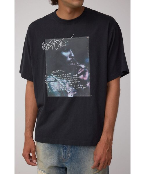 ○カート・コバーン リラックス クロップド グラフィックTシャツ/Kurt