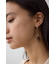 アクリル×メタルアシンメトリーピアス
