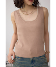 2WAYリブニットタンク