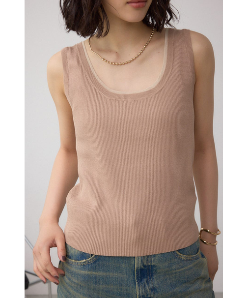 2WAYリブニットタンク