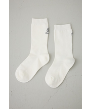 ワンポイント刺繍ソックス