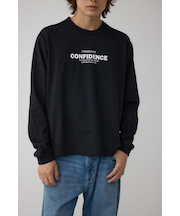 タックデザインロングスリーブTシャツ