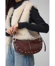 【堀田茜さん着用アイテム】スタッズデザインワンハンドルバッグ