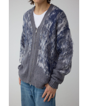 【窪塚洋介さん着用アイテム】起毛総柄カーディガン