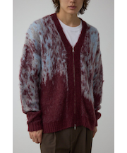 【窪塚洋介さん着用アイテム】起毛総柄カーディガン