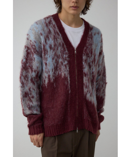 【窪塚洋介さん着用アイテム】起毛総柄カーディガン