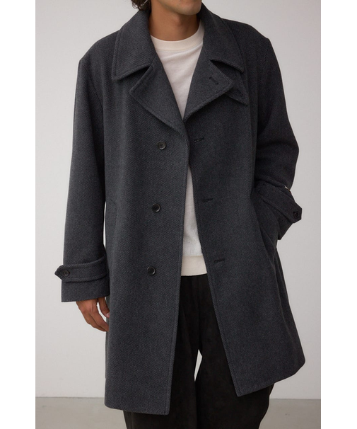 【窪塚洋介さん着用アイテム】ウール混ステンカラーコート