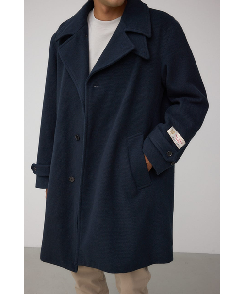 【窪塚洋介さん着用アイテム】ウール混ステンカラーコート