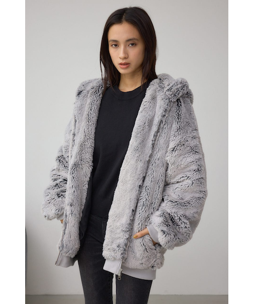 フェイクファーブルゾン