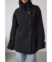 B-HEATスタンドカラーミドルコート