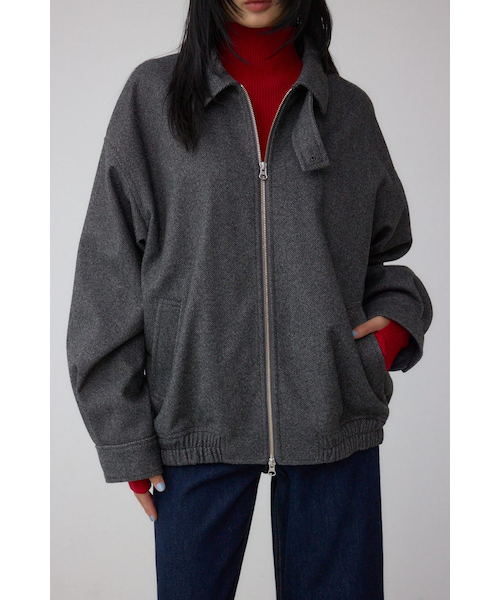 2WAY ジップブルゾン｜アズールバイマウジーの通販｜&mall（アンド