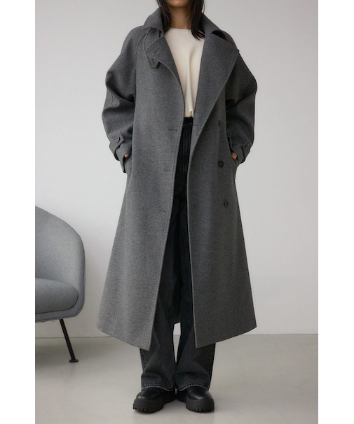 【堀田茜さん着用アイテム】B-HEAT2WAY ロングチェスターコート