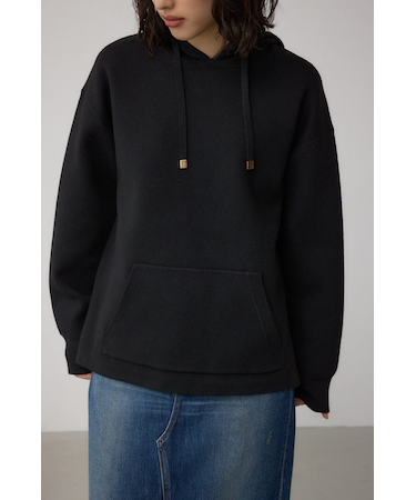 スウエッターニットパーカー