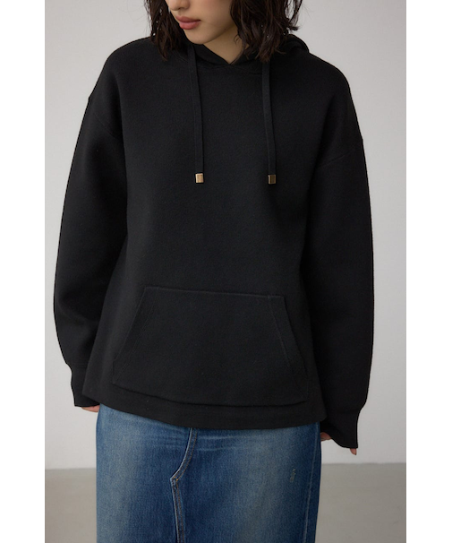 スウエッターニットパーカー