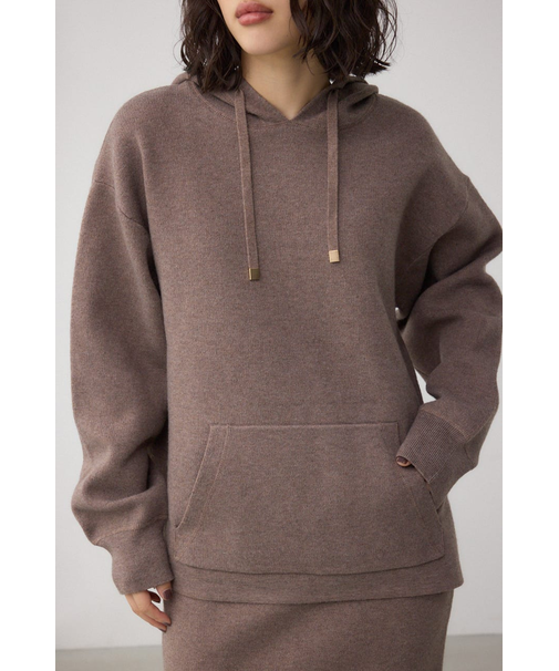 スウエッターニットパーカー