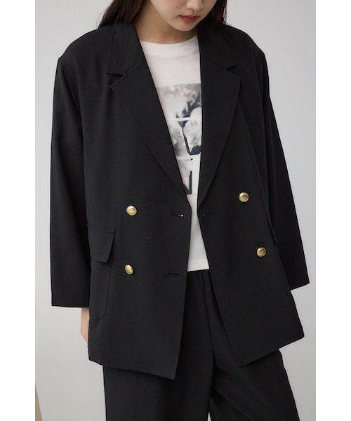 BY サイドスリットダブルジャケット M BEAUTY&YOUTH UNITED ARROWS（ビューティーアンドユース