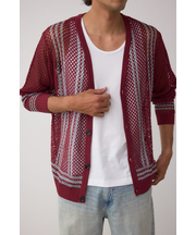 クロシェライクカーディガン