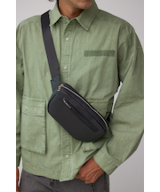 ヴィンテージフェイクレザーボディバッグ