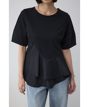 ペプラムカットフレアトップス