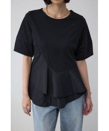 ペプラムカットフレアトップス