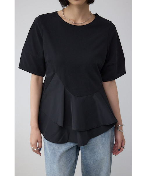 ペプラムカットフレアトップス