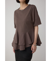 ペプラムカットフレアトップス