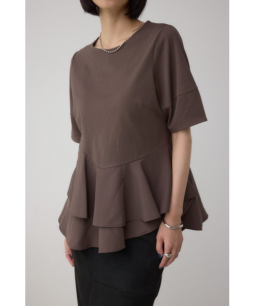 ペプラムカットフレアトップス