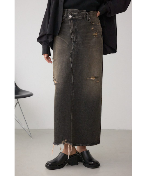 AZUL DENIM ヴィンテージライクデニムスカート