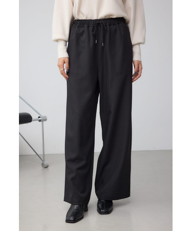 パッチポケットウエストイージーパンツ