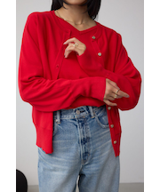 格上げ ドルマンニットカーディガン