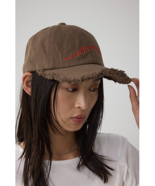 【堀田茜さん着用アイテム】ウェーブロゴキャップ