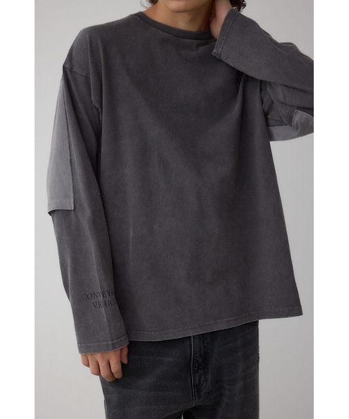 イリュージョンレイヤードTシャツ