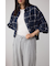 【着丈バリエ】アソートフリンジチェックシャツ