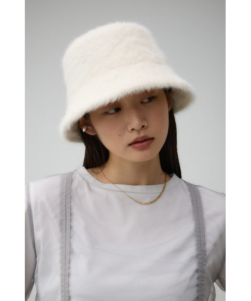 シャギーバケットハット