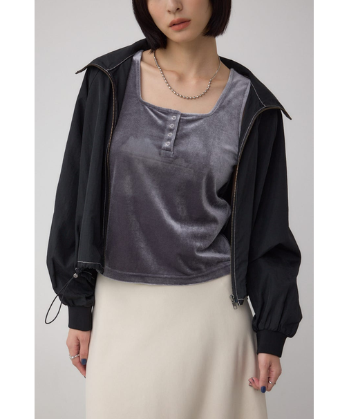 ナイロントラックラインジャケット