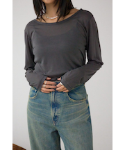 シアーロングスリーブTシャツ