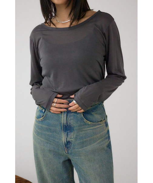 シアーロングスリーブTシャツ
