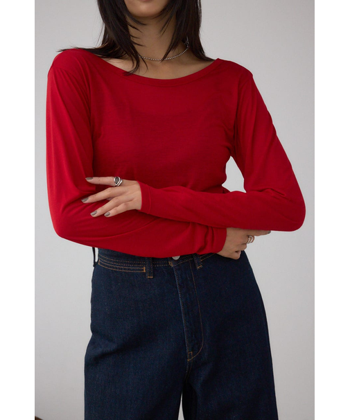 シアーロングスリーブTシャツ