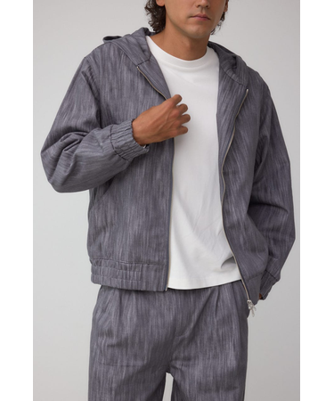 AZUL DENIMシャイニーデニムブルゾン