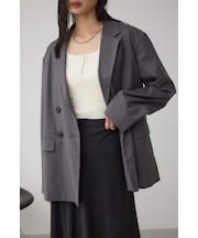 【堀田茜さん着用アイテム】ダブルテーラードジャケット