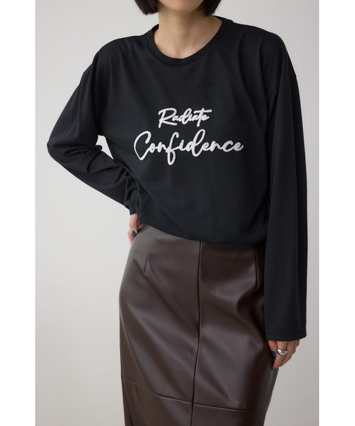 シシュウロゴロングスリーブTシャツ