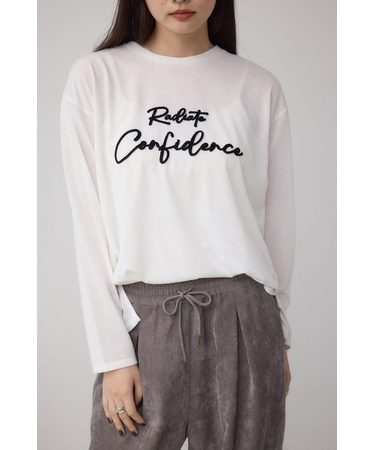 シシュウロゴロングスリーブTシャツ