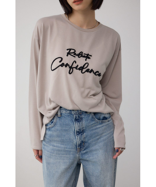 シシュウロゴロングスリーブTシャツ