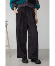 コーデュロイイージーワイドパンツ