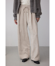 コーデュロイイージーワイドパンツ