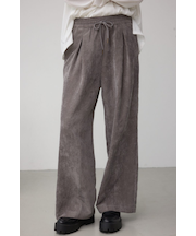 コーデュロイイージーワイドパンツ