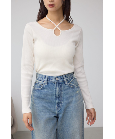 チョーカータイトトップス