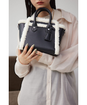 フェイクムートンハンドバッグ