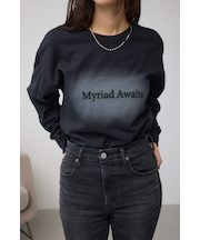 グラデーションロゴルーズロングTシャツ